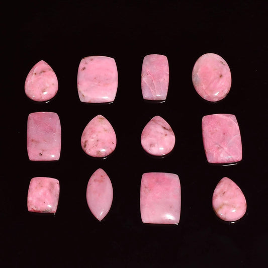 3ā4 Pcs Natural Petalite Cabochons ā Polished Loose Gemstone Lot for Jewelry Making, Wire Wrapping, Healing Crystal & Reiki, Wholesale Bulk