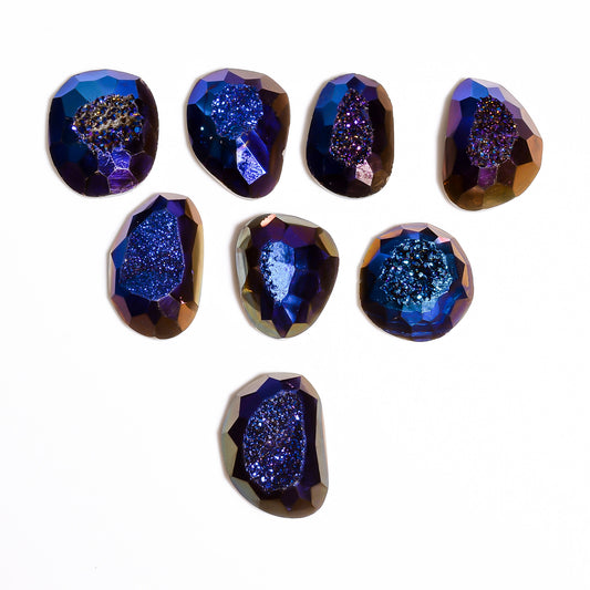 Titanium Cut Blue Mixed Shape loose gemstone - view 2