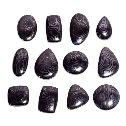 A+ Polished Loose Gemstone Lot, Flat Back Mix Shape for Jewelry Making