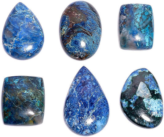 Buy 4pcs shattuckite gemstone cabochons polished loose stones