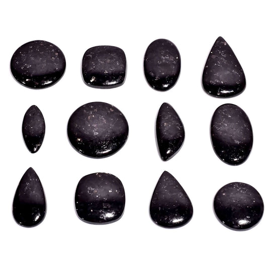Large nuummite stone for protection jewelry and wire wrapping