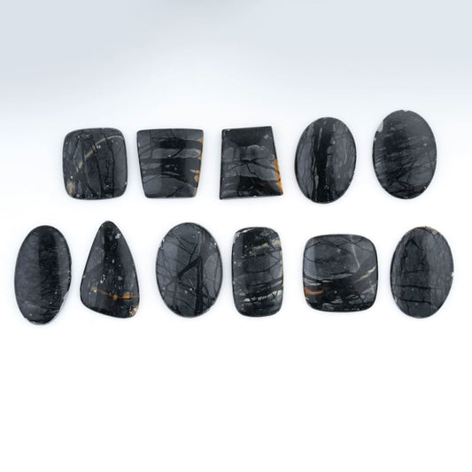 Polished Picasso jasper gemstone meaning and grounding properties