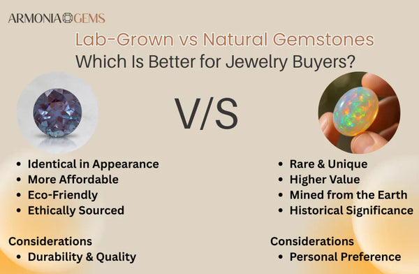 Lab-Grown vs Natural Gemstones