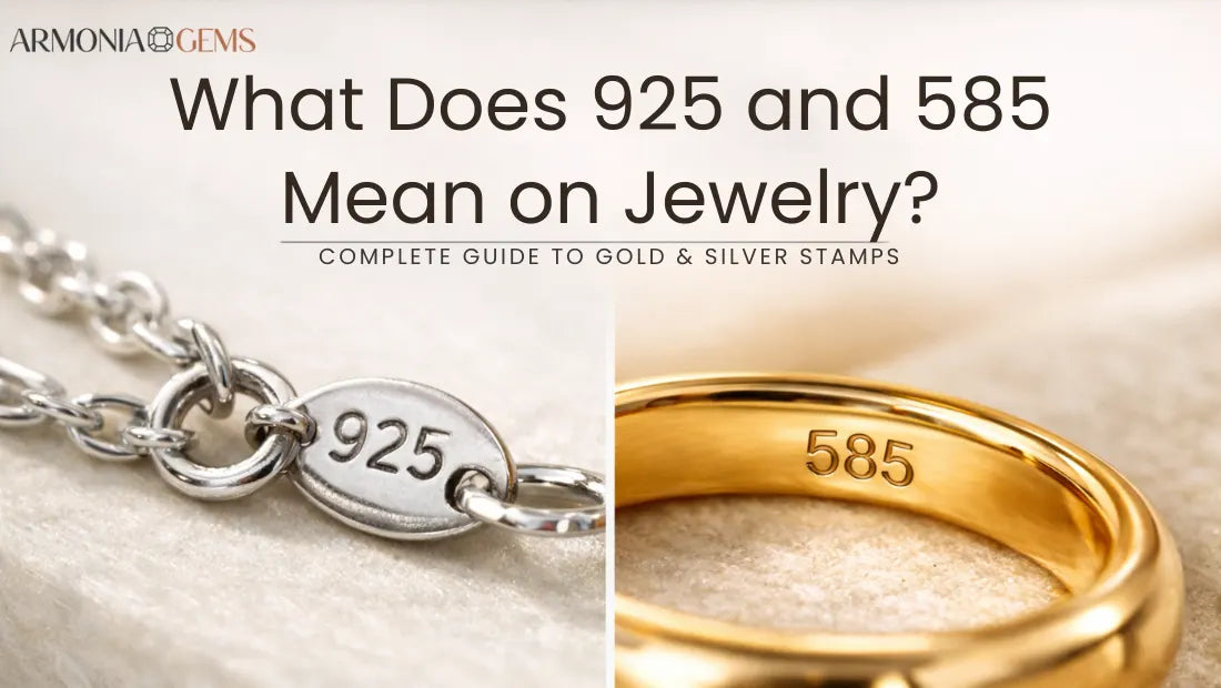 What Does 925 and 585 Mean on Jewelry? Complete Guide to Gold &amp; Silver Stamps