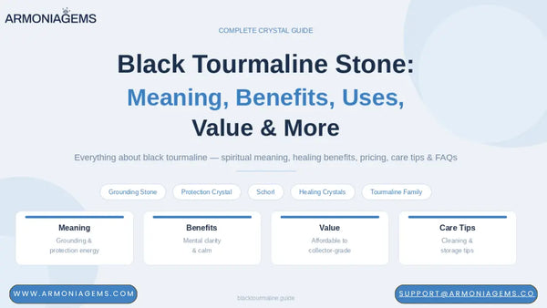 Black Tourmaline Stone: Meaning, Benefits, Uses, Value, and More