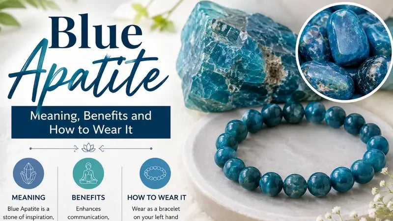 Blue Apatite Meaning, Benefits and How to Wear It