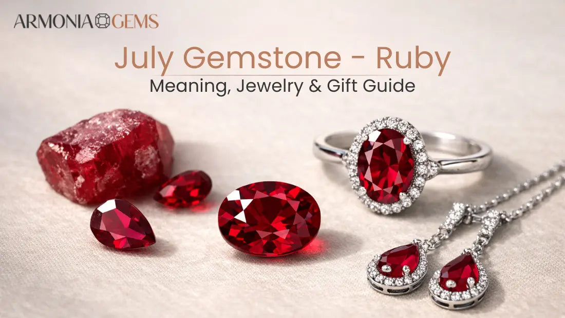 July Gemstone (Birthstone) Ruby Meaning, Jewelry & Gift Guide