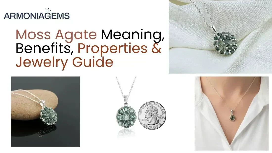 Moss Agate Meaning, Benefits, Properties & Jewelry Guide