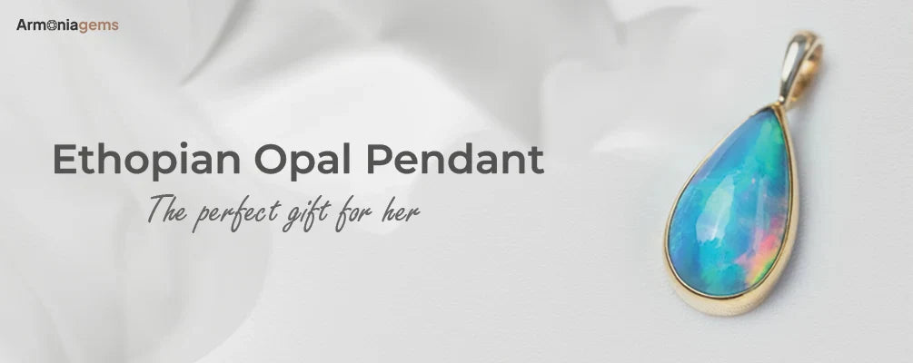 Ethopian Opal Pendant- the Perfect Gift for Her