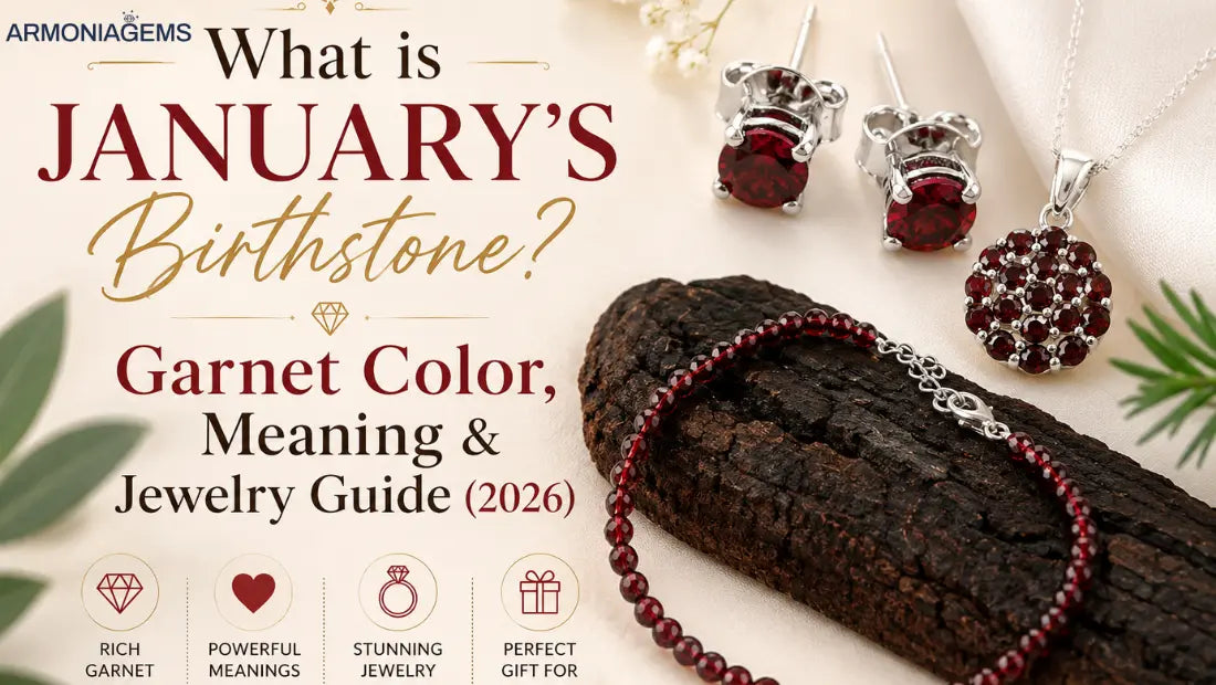 What is January's Birthstone? Garnet Color, Meaning & Jewelry Guide (2026)