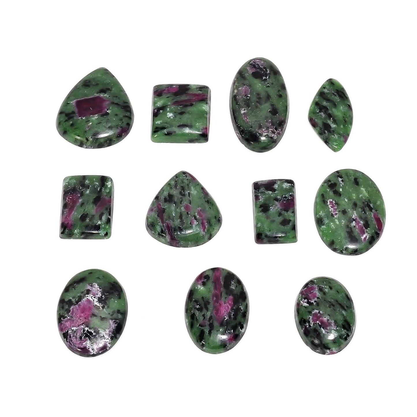 100 carat Ruby Zoisite cabochon lot polished loose gemstones