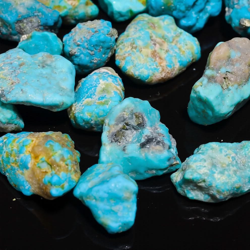 Arizona Turquoise Raw Gemstone Wholesale Bulk Collection for Jewelry