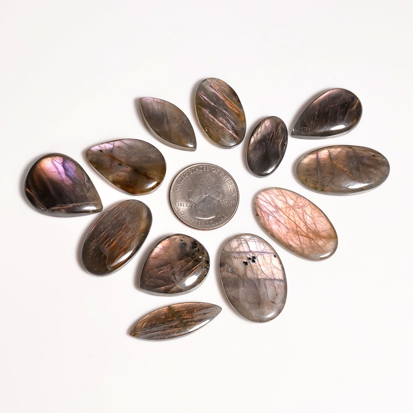 3 to 5 Pcs of Labradorite Stone Bulk Wholesale Lot