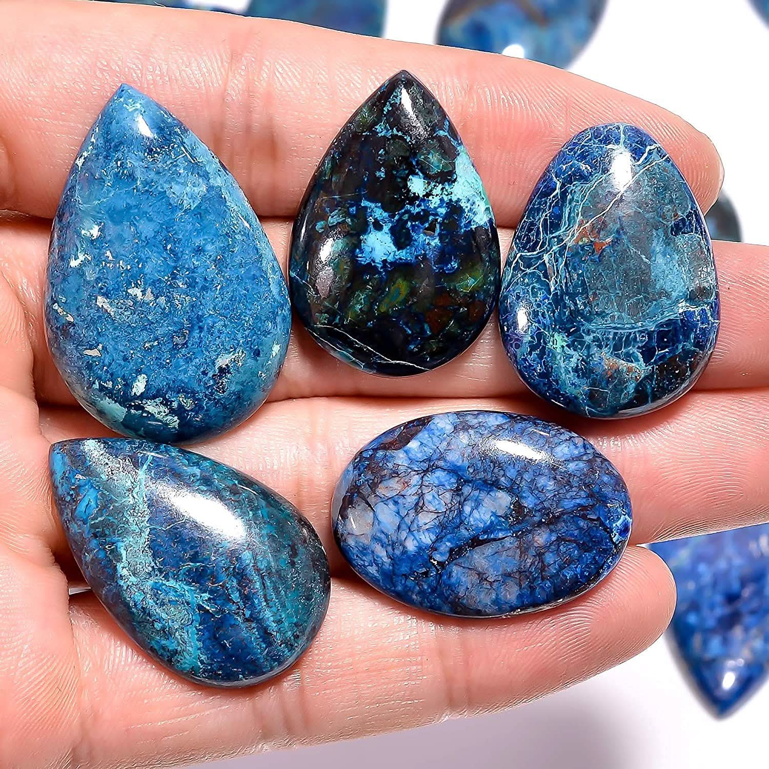 4pcs shattuckite gemstone cabochons wholesale lot high quality