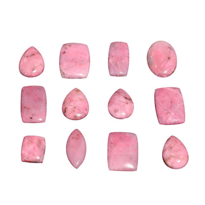 3–4 Pcs Natural Petalite Cabochons – Polished Loose Gemstone Lot for Jewelry Making, Wire Wrapping, Healing Crystal & Reiki, Wholesale Bulk