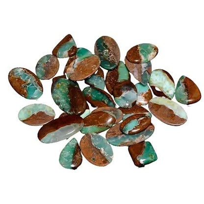 3pcs Natural Bi-Chrysoprase Gemstone Wholesale Cabochons Lot, Jewelry Making Loose Gemstone, Polished Home Decor Specimen, DIY, Wire Wrapping, Reiki, Healing Crystals, Bulk Gemstone Deal