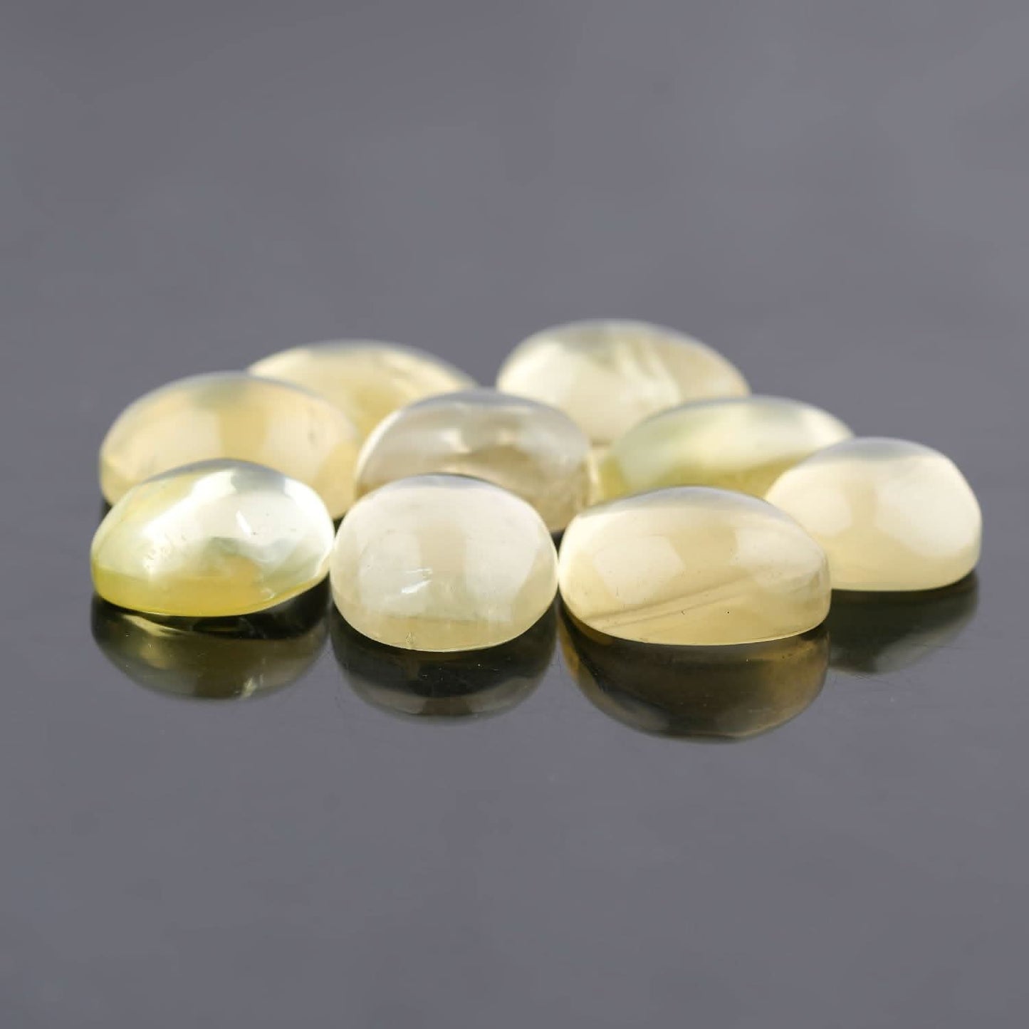 Lemon Quartz Agate Mix Shape Gemstones Cabochons [20-30mm] (4-5pcs), Jewelry Making Loose Gemstone, Polished Gems, DIY, Wire Wrapping, Reiki, Wikka, Healing Crystals, Bulk Gemstone Deal