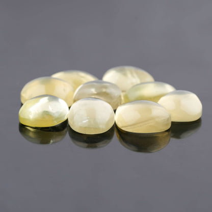 Lemon Quartz Agate Mix Shape Gemstones Cabochons [20-30mm] (4-5pcs), Jewelry Making Loose Gemstone, Polished Gems, DIY, Wire Wrapping, Reiki, Wikka, Healing Crystals, Bulk Gemstone Deal