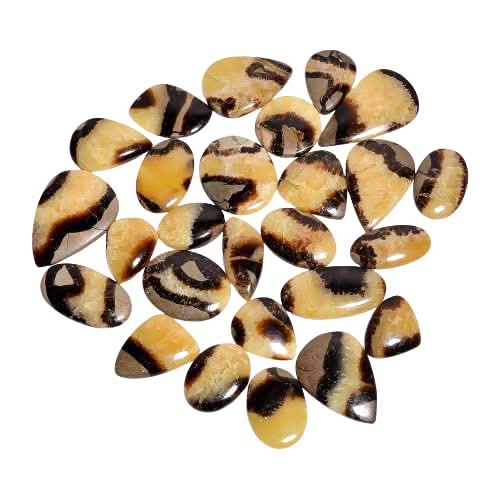 Natural septarian stone cabochon wholesale lot 100 carats from Madagascar