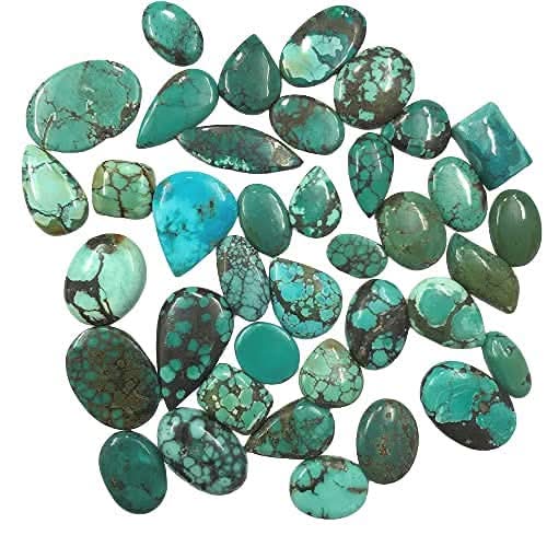 Natural Tibetan Turquoise gemstone lot for jewelry making 50 carats