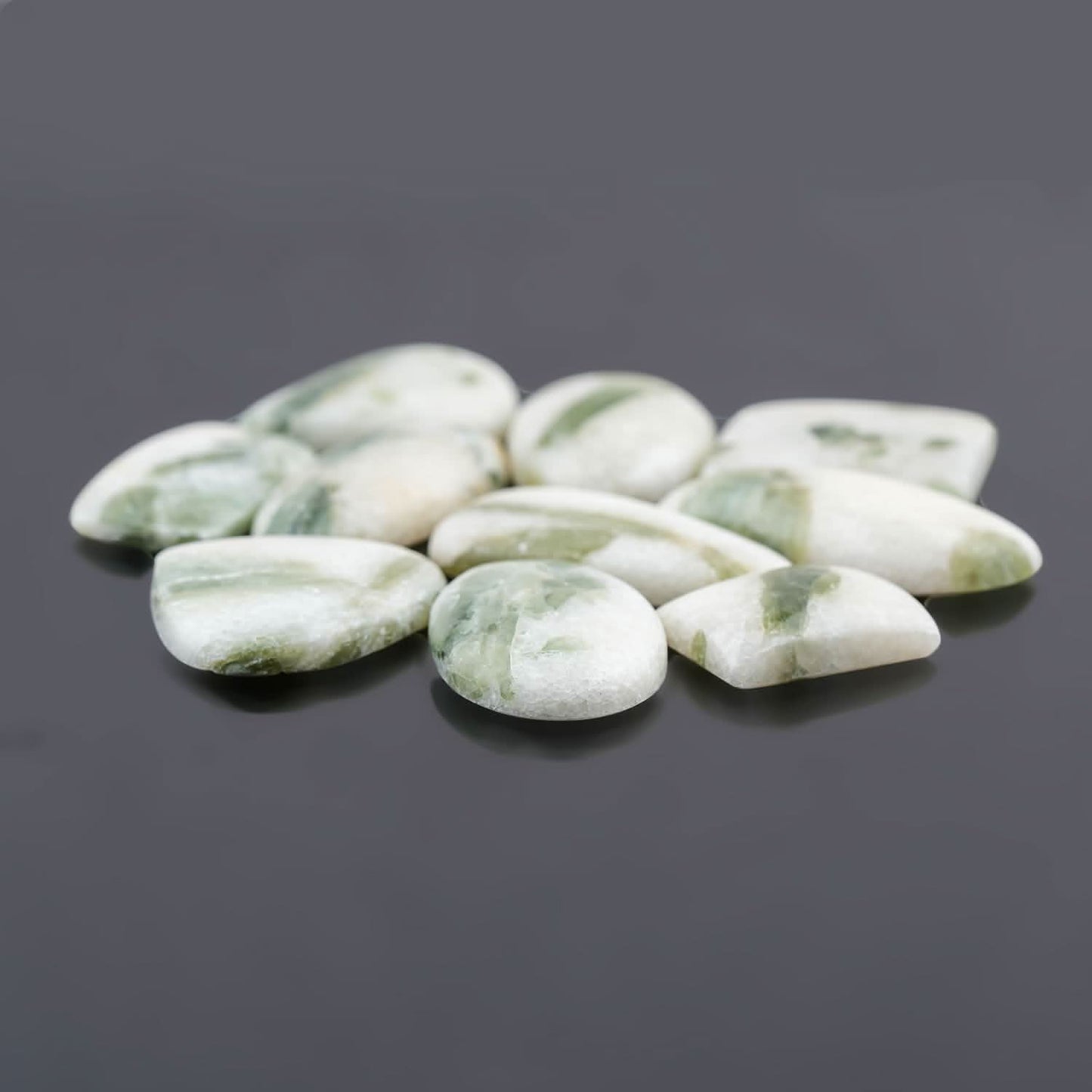 [20-35mm] (3-4pcs) Green Tourmaline Mix Shape Gemstones Cabochons, Jewelry Making Loose Gemstone, Polished Gems, DIY, Wire Wrapping, Reiki, Wikka, Healing Crystals, Bulk Gemstone Deal