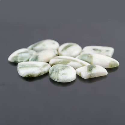[20-35mm] (3-4pcs) Green Tourmaline Mix Shape Gemstones Cabochons, Jewelry Making Loose Gemstone, Polished Gems, DIY, Wire Wrapping, Reiki, Wikka, Healing Crystals, Bulk Gemstone Deal