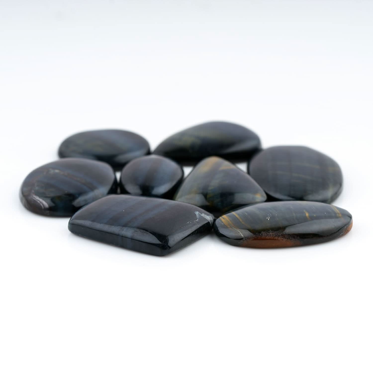 Natural tiger eye crystal healing stones Reiki and Wicca wholesale gemstone lot