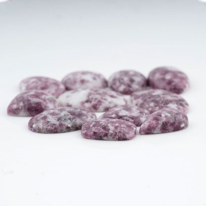 Pink Lepidolite Mix Shape Gemstones Cabochons [20-30mm] (4-5pcs), Jewelry Making Loose Gemstone, Polished Gems, DIY, Wire Wrapping, Reiki, Wikka, Healing Crystals, Bulk Gemstone Deal