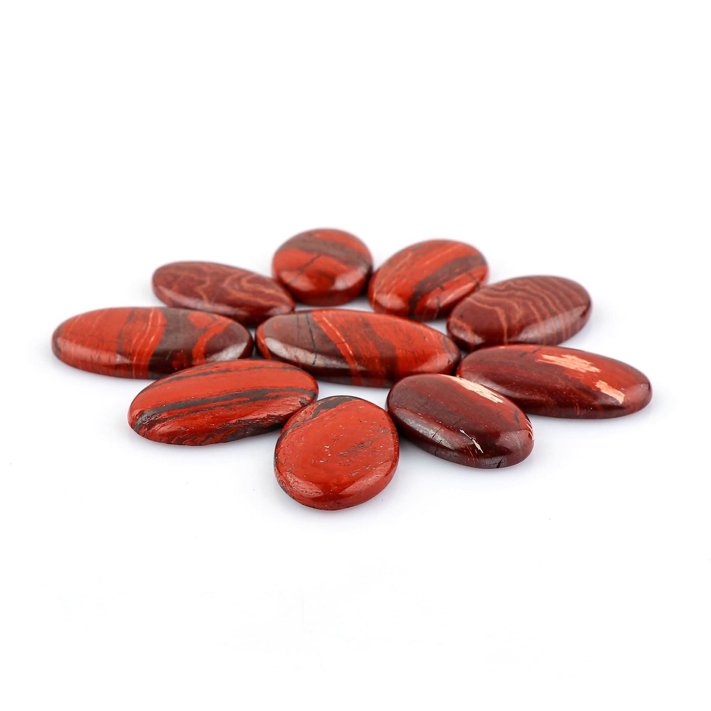 red gemstone cabochon for jewelry making