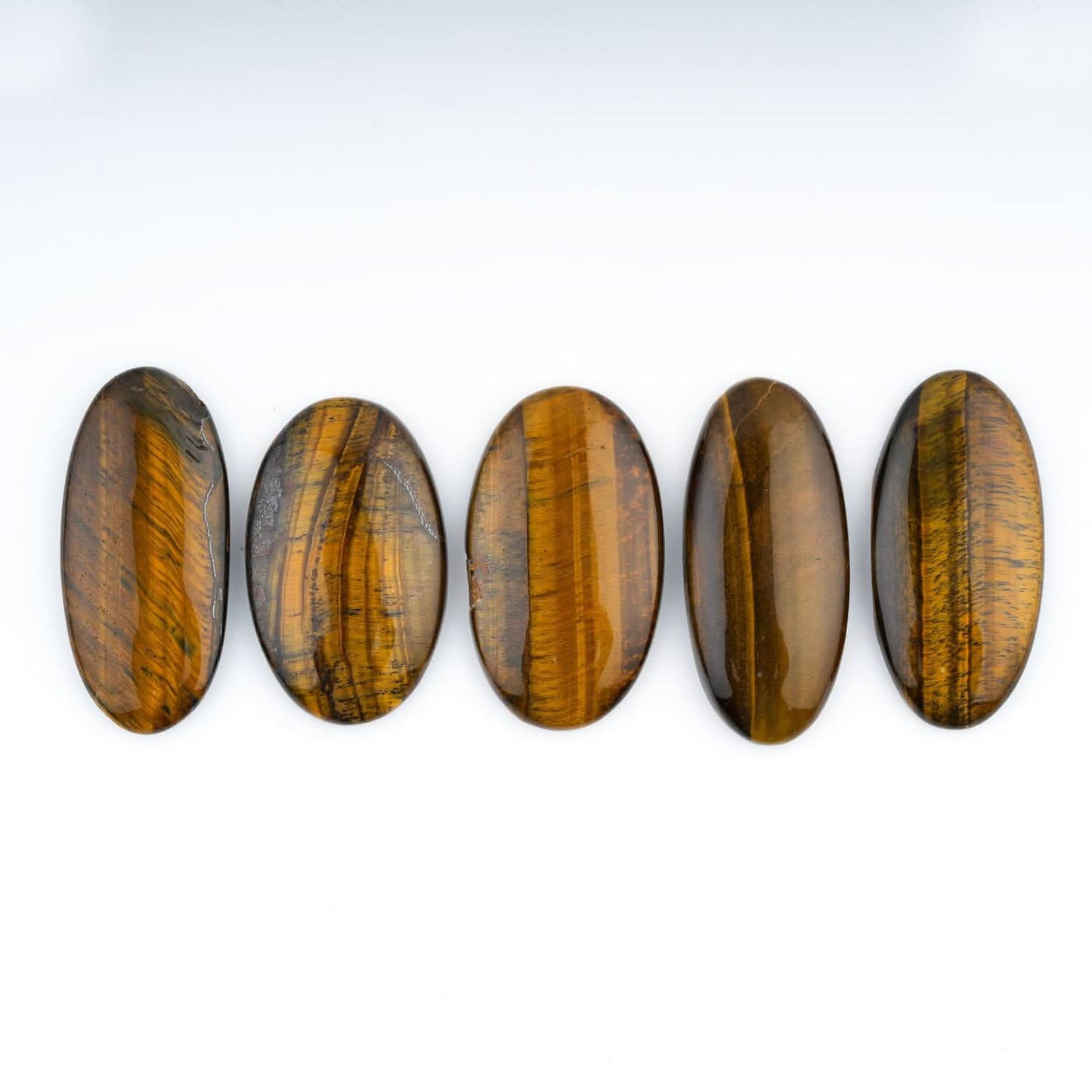 Polished Tiger Eye Loose Gemstones for Wire Wrapping