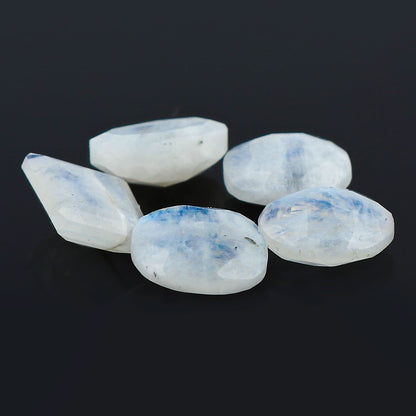 Electric Blue Rainbow Moonstone Loose Gemstone