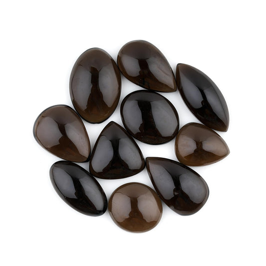 Smoky Quartz Mix Shape Gemstones Cabochons