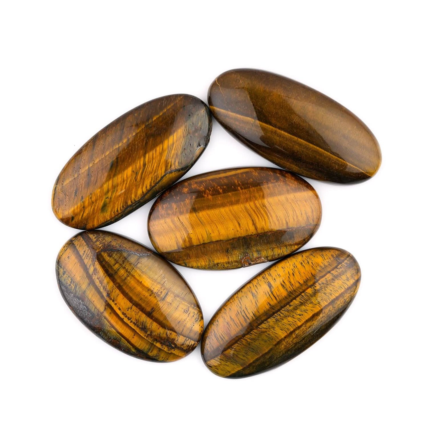 Tiger Eye Mix Shape Gemstone Cabochons for Jewelry Making