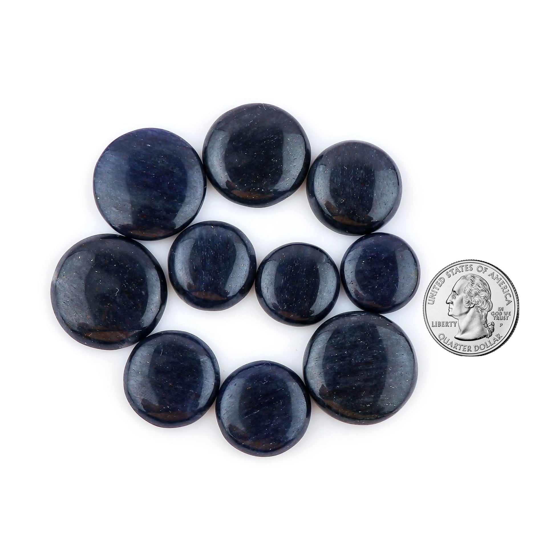 round oval pear blue gemstone