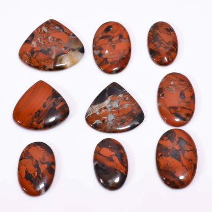 100 carats Natural Rainbow Jasper Gemstone Wholesale Cabochons Lot, Jewelry Making Loose Gemstone, Polished Decor Specimen, DIY, Wire Wrapping, Healing Crystals, Bulk Gemstone (2-4pcs)