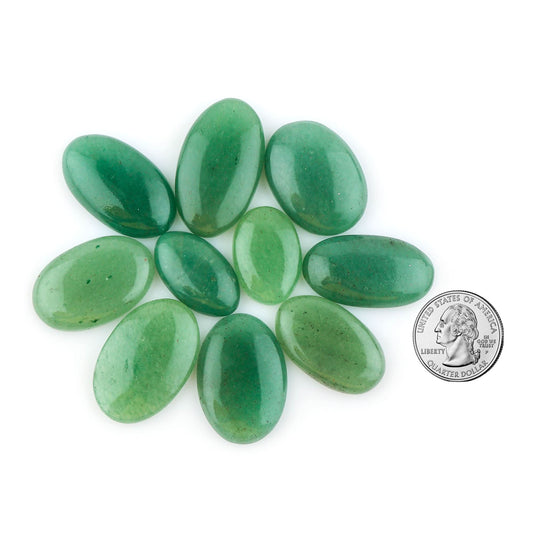 green cabochon gemstones bulk lot jewelry making