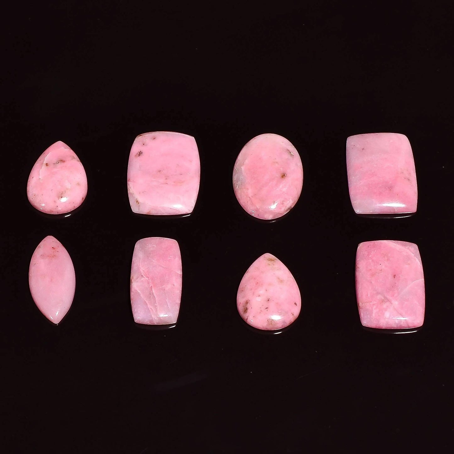 3–4 Pcs Natural Petalite Cabochons – Polished Loose Gemstone Lot for Jewelry Making, Wire Wrapping, Healing Crystal & Reiki, Wholesale Bulk