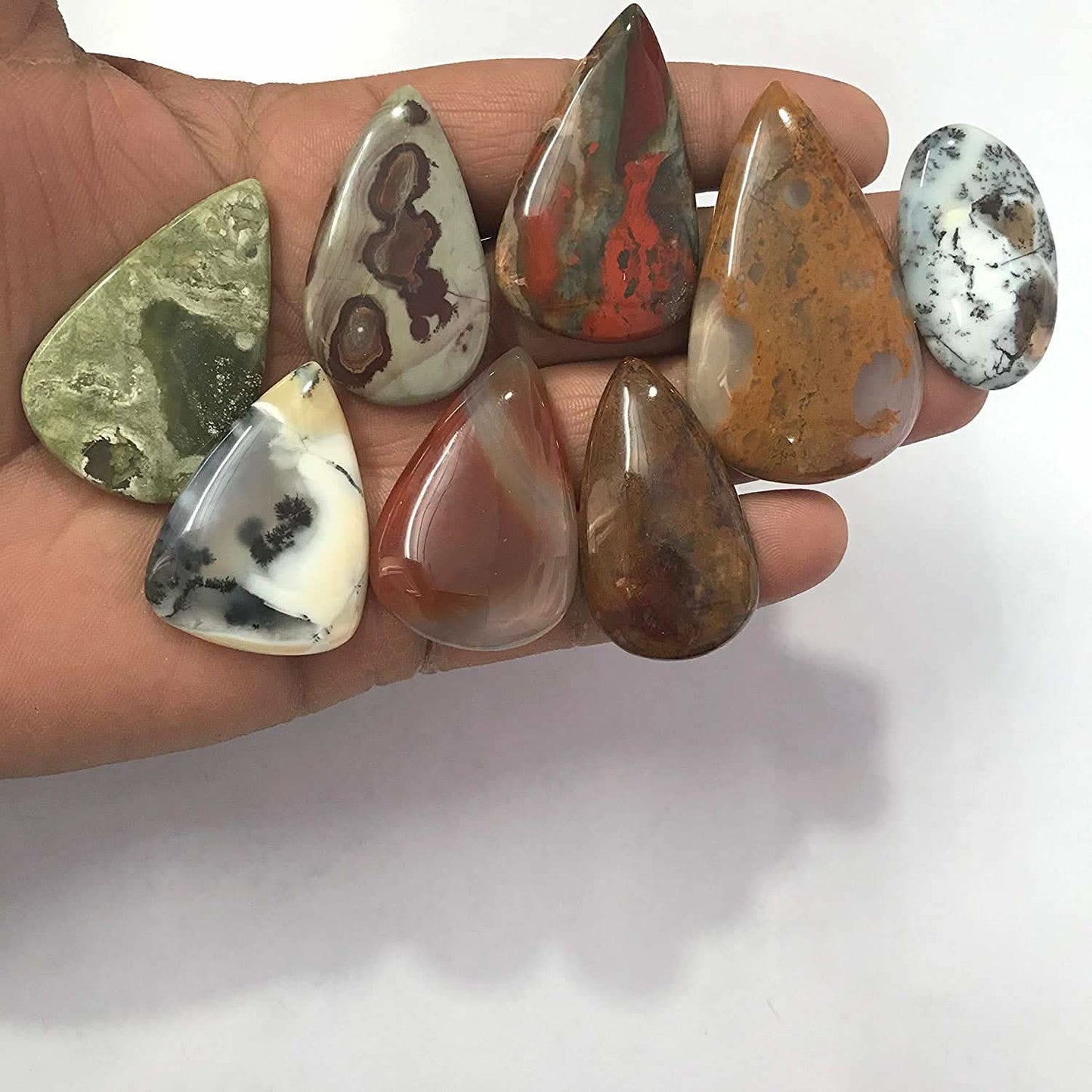 ™ 100 Carats Natural Mix Gemstones Wholesale Cabochons Lot, Jewelry Making Loose Gemstone, DIY Stones, Wire Wrapping, Reiki, Wikka, Healing Crystals, Bulk Gemstone Deal, 2 to 4pcs