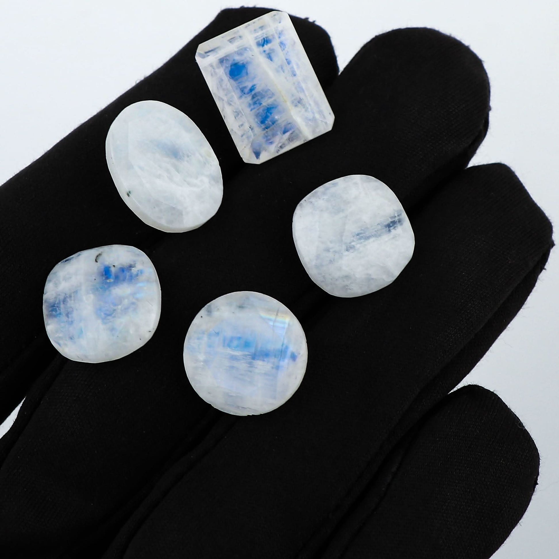 Rainbow Moonstone Pear Shape Cabochon