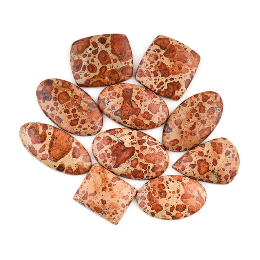 [25-35mm] (3 pcs.) Asteroid Jasper, Mix Shape Gemstones Cabochons, Jewelry Making Loose Gemstone, Polished Gems, DIY, Wire Wrapping, Reiki, Wikka, Healing Crystals, Bulk Gemstone Deal