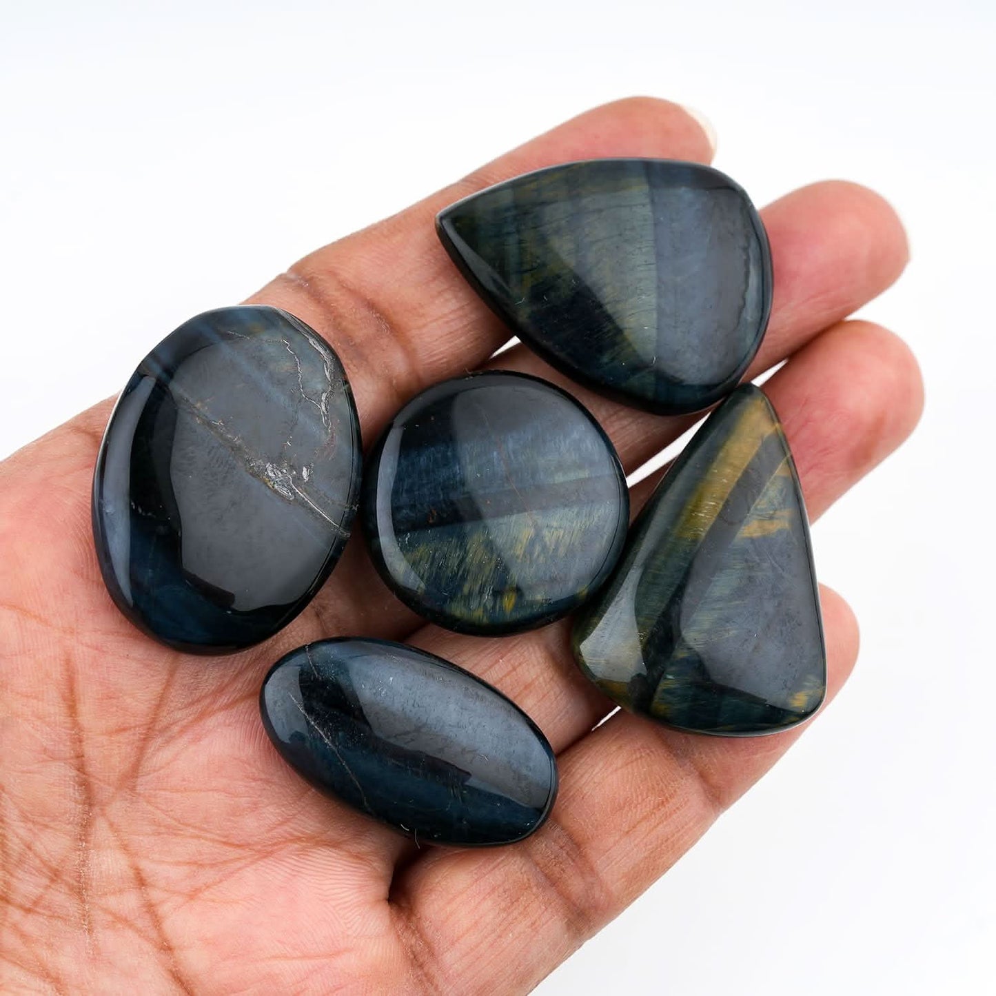 Tiger eye stone mix shape loose cabochon for wire wrapping and jewelry making