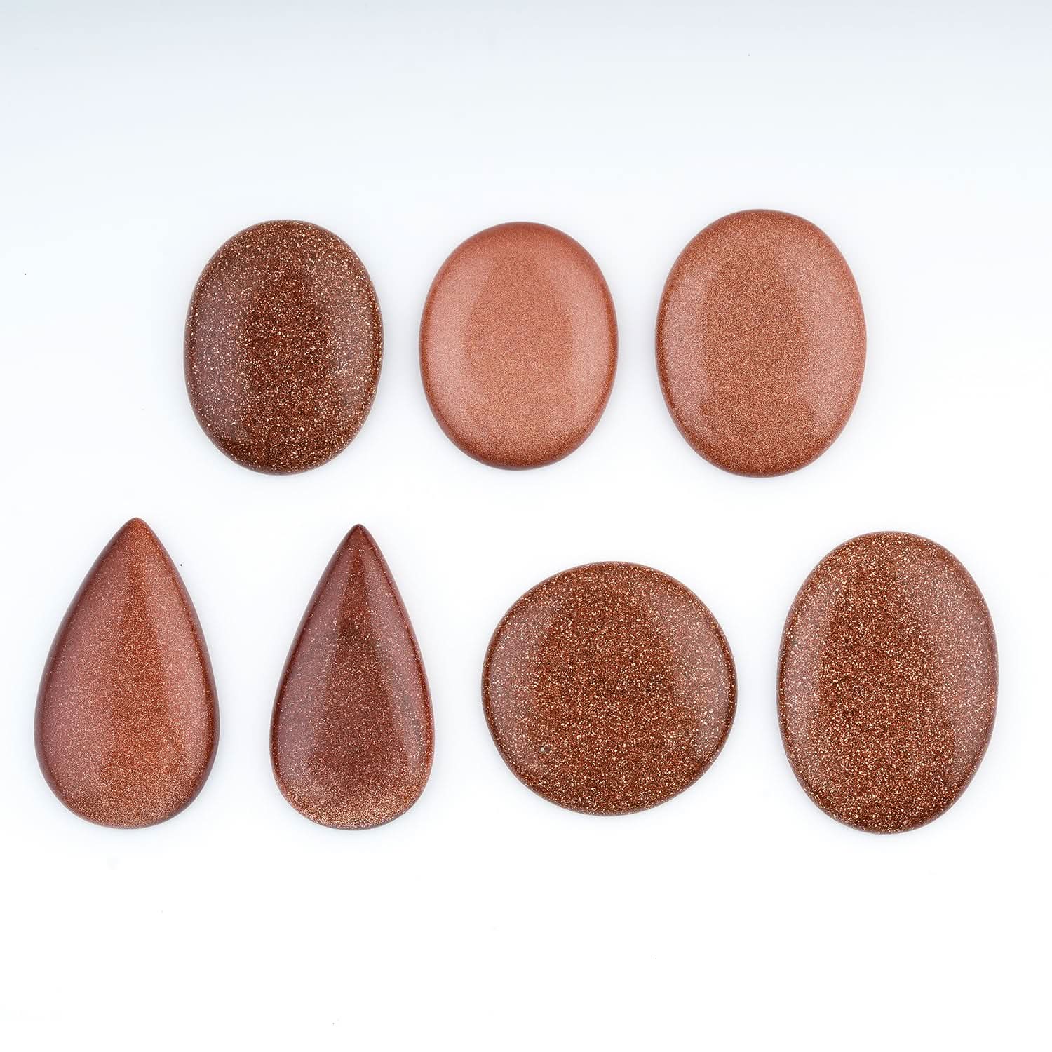 brown sunstone cabochon