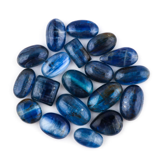 blue kyanite cabochon gemstone
