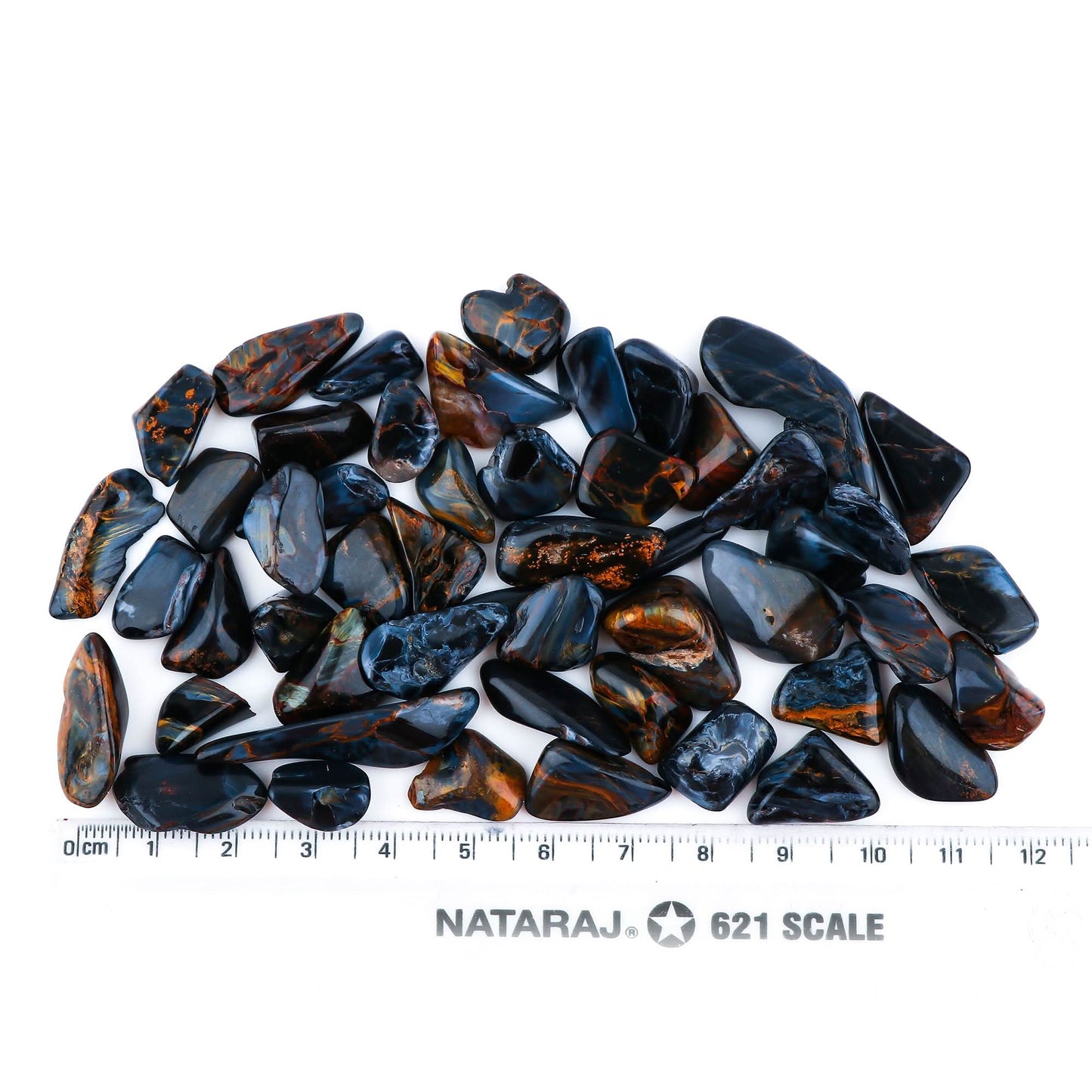 natural pietersite blue brown gemstone
