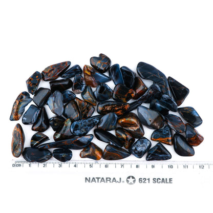 natural pietersite blue brown gemstone
