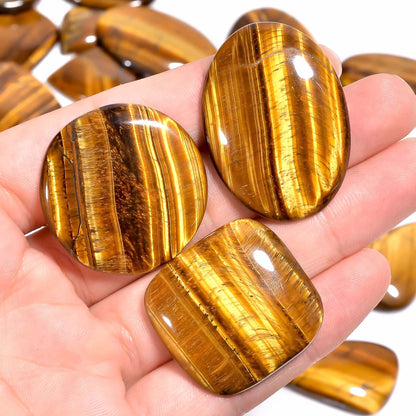 Natural Tiger Eye Gemstones for Crystal Craft Supplies