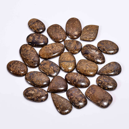Bronzite Mix Shape Gemstones Cabochons [30-40mm] (2-3pcs), Jewelry Making Loose Gemstone, Polished Gems, DIY, Wire Wrapping, Reiki, Wikka, Healing Crystals, Bulk Gemstone Deal