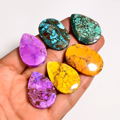 Solar Quartz Cabochon Mix Gemstones (8 pcs) 25-30 MM, Home, Office, Living Kitchen, Room Decor, Loose Gems, DIY, Wire Wrapping, Reiki, Wikka, Healing Crystals, Bulk Deal
