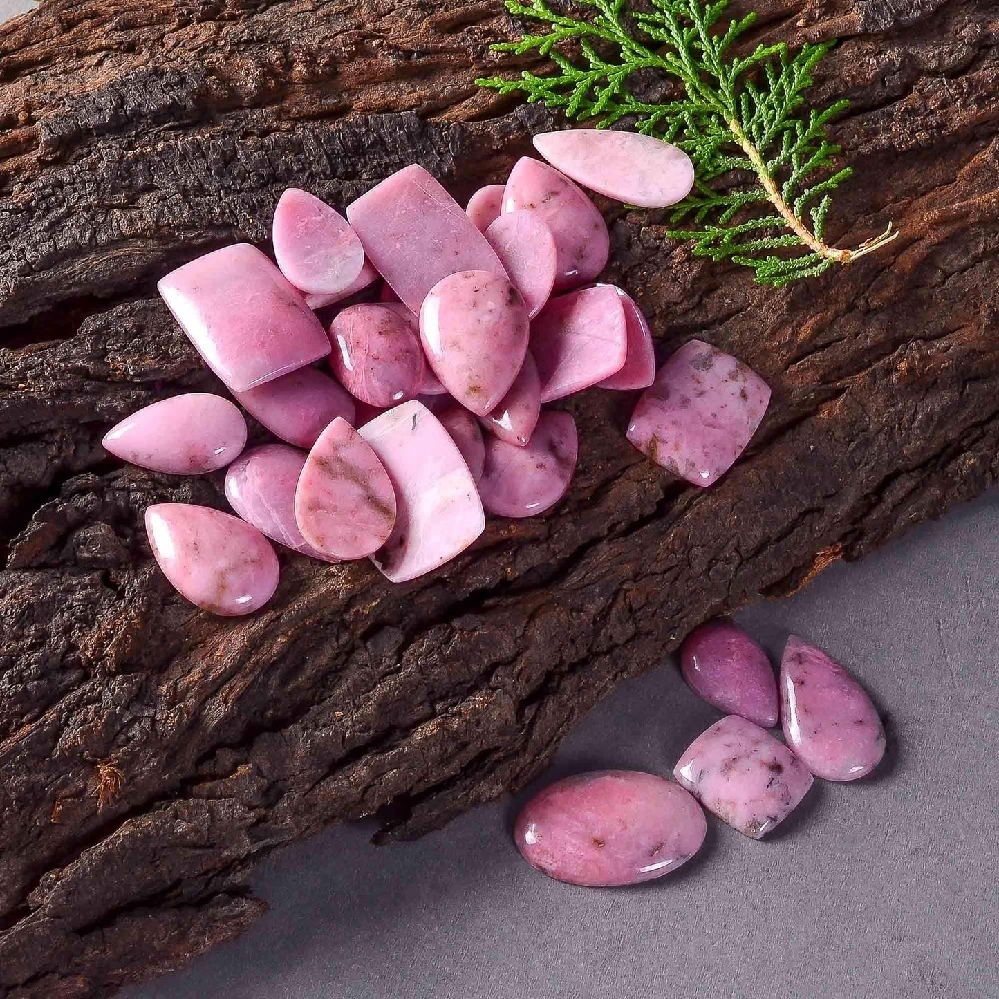 3–4 Pcs Natural Petalite Cabochons – Polished Loose Gemstone Lot for Jewelry Making, Wire Wrapping, Healing Crystal & Reiki, Wholesale Bulk