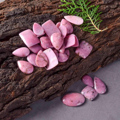 3–4 Pcs Natural Petalite Cabochons – Polished Loose Gemstone Lot for Jewelry Making, Wire Wrapping, Healing Crystal & Reiki, Wholesale Bulk